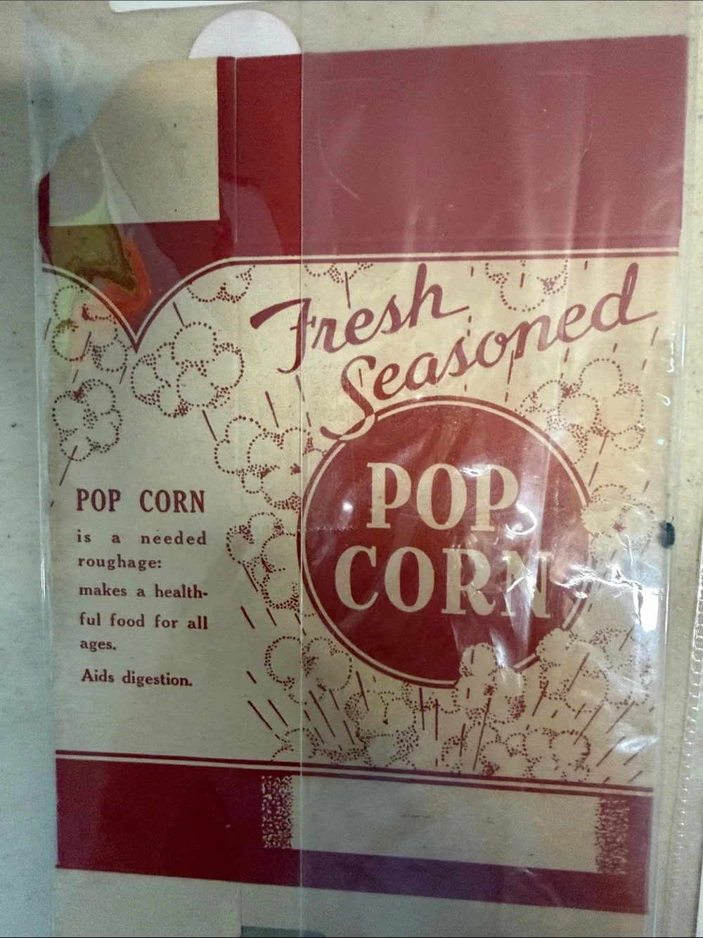Vintage Popcorn Boxes, Butter Box, Peanut Sack 4 Piece Lot